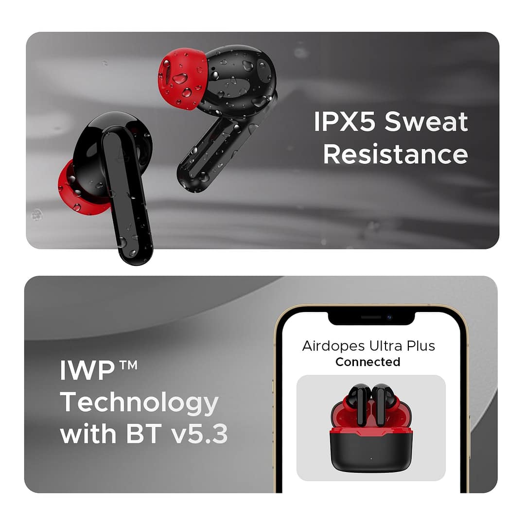 boAt Airdopes Ultra Plus TWS Wireless Earbuds with Mic - Image 2