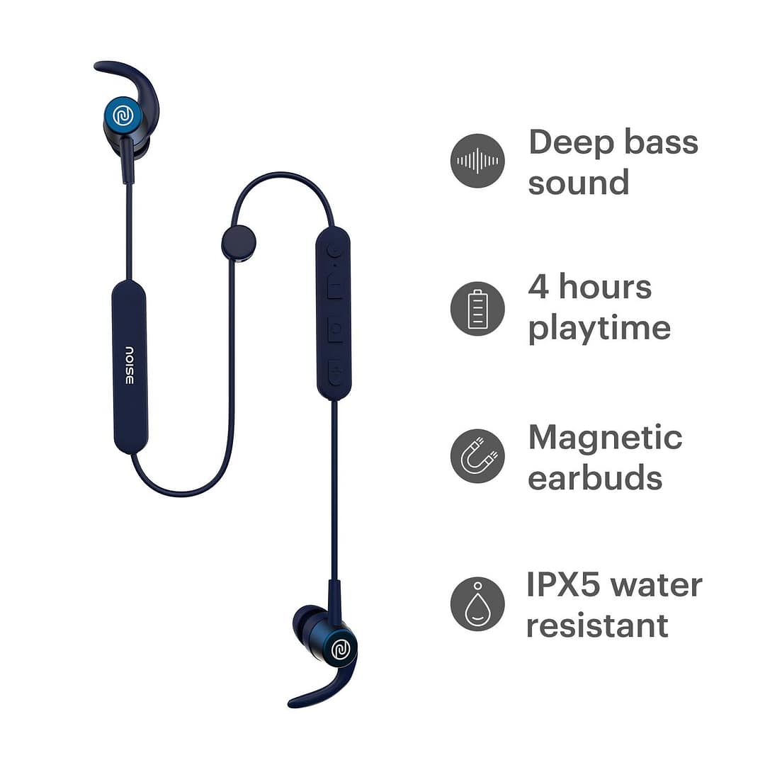 Noise Tune Sport Wireless Earphones with Mic - Image 2