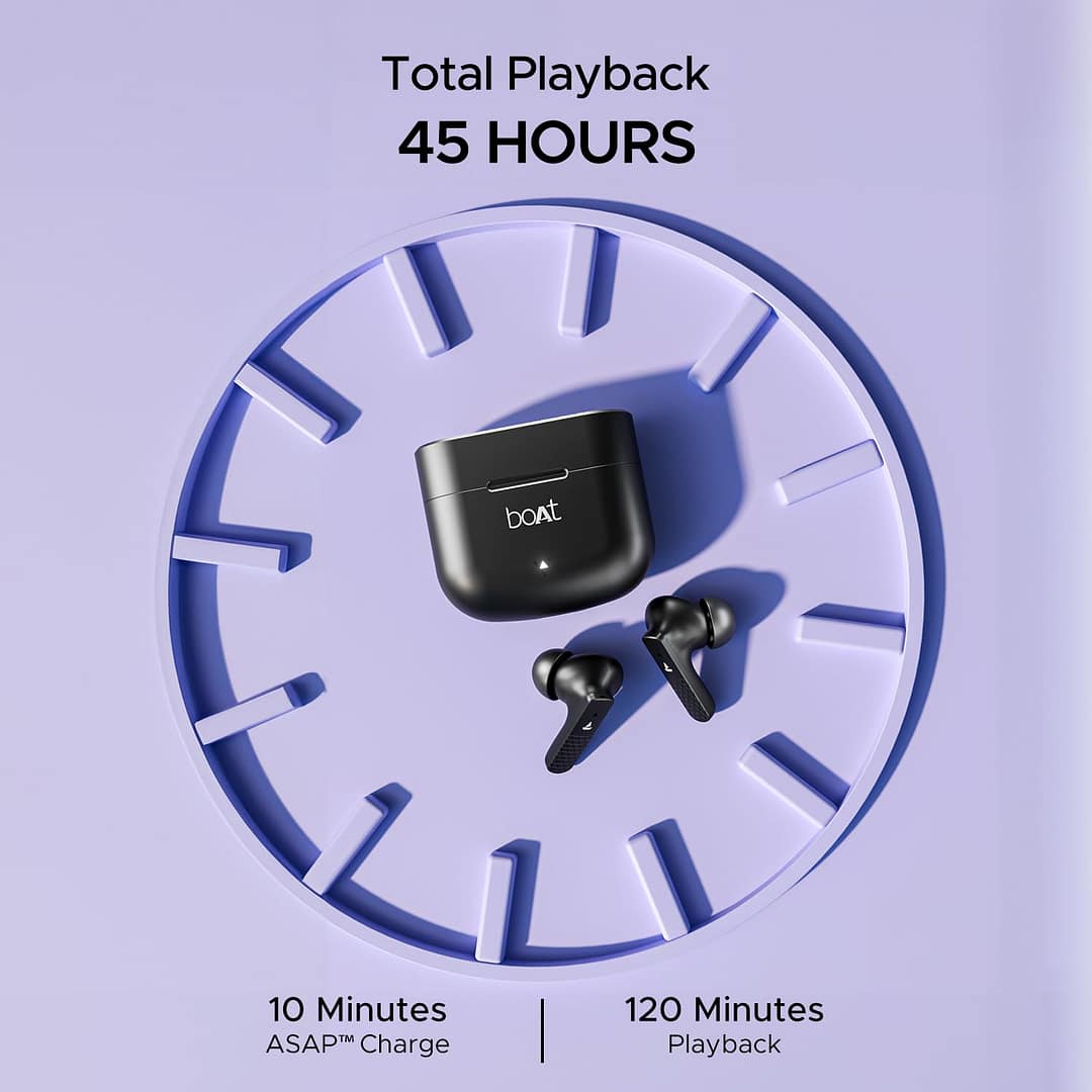 boAt Airdopes 91 Wireless Earbuds with Mic - Image 2