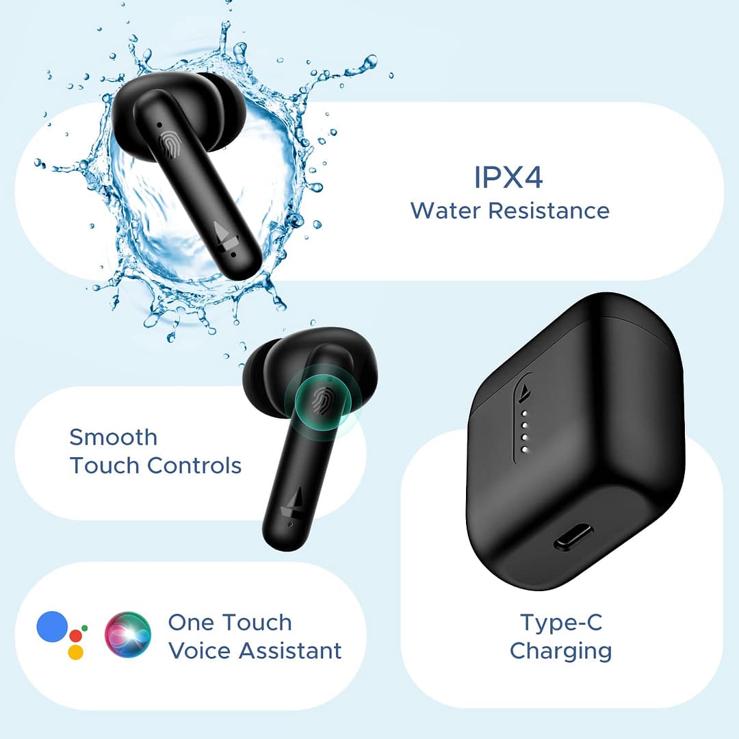 boAt Airdopes 141 Truly Wireless Earbuds with Mic - Image 3