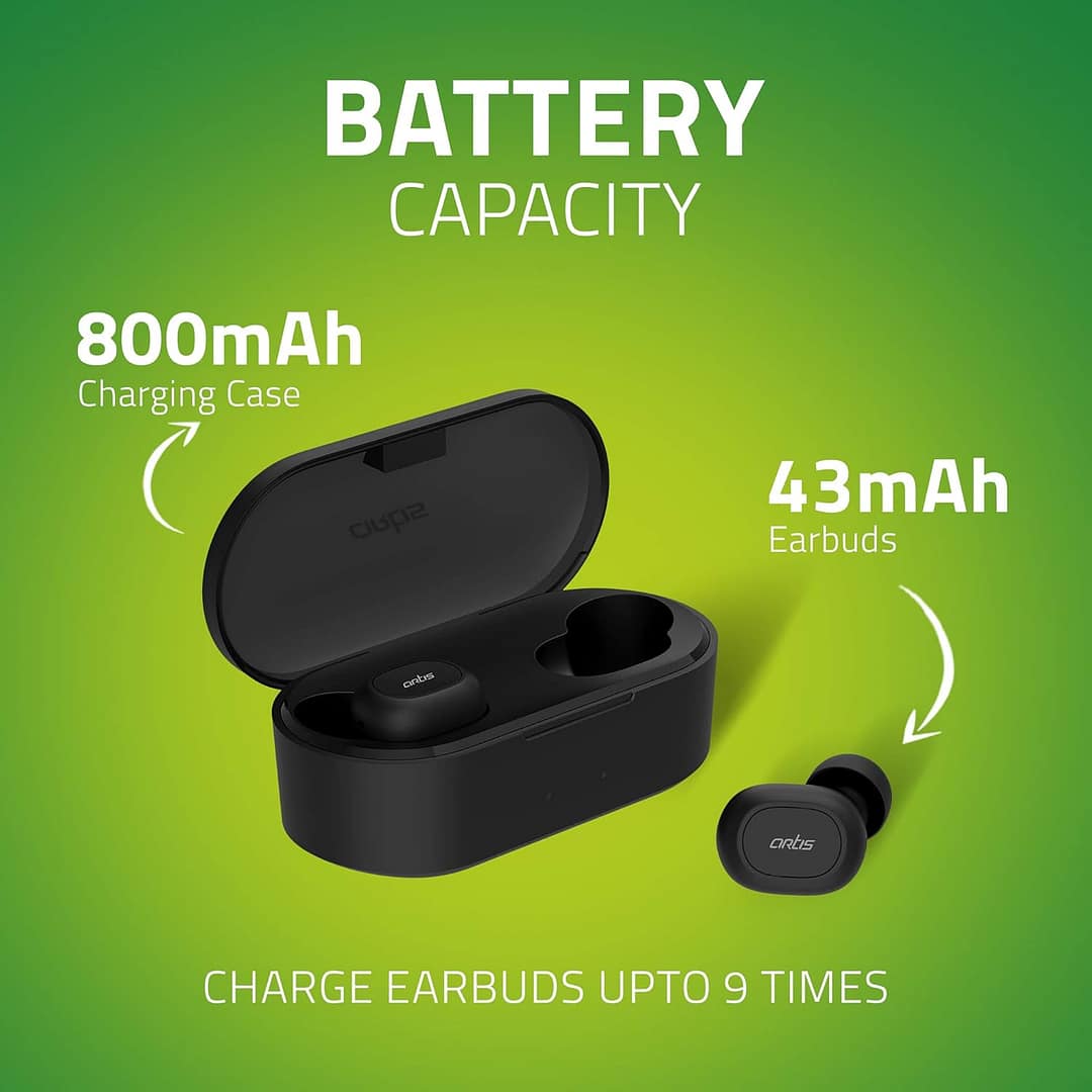 Artis BE410M Truly Wireless Earbuds with Mic - Image 4