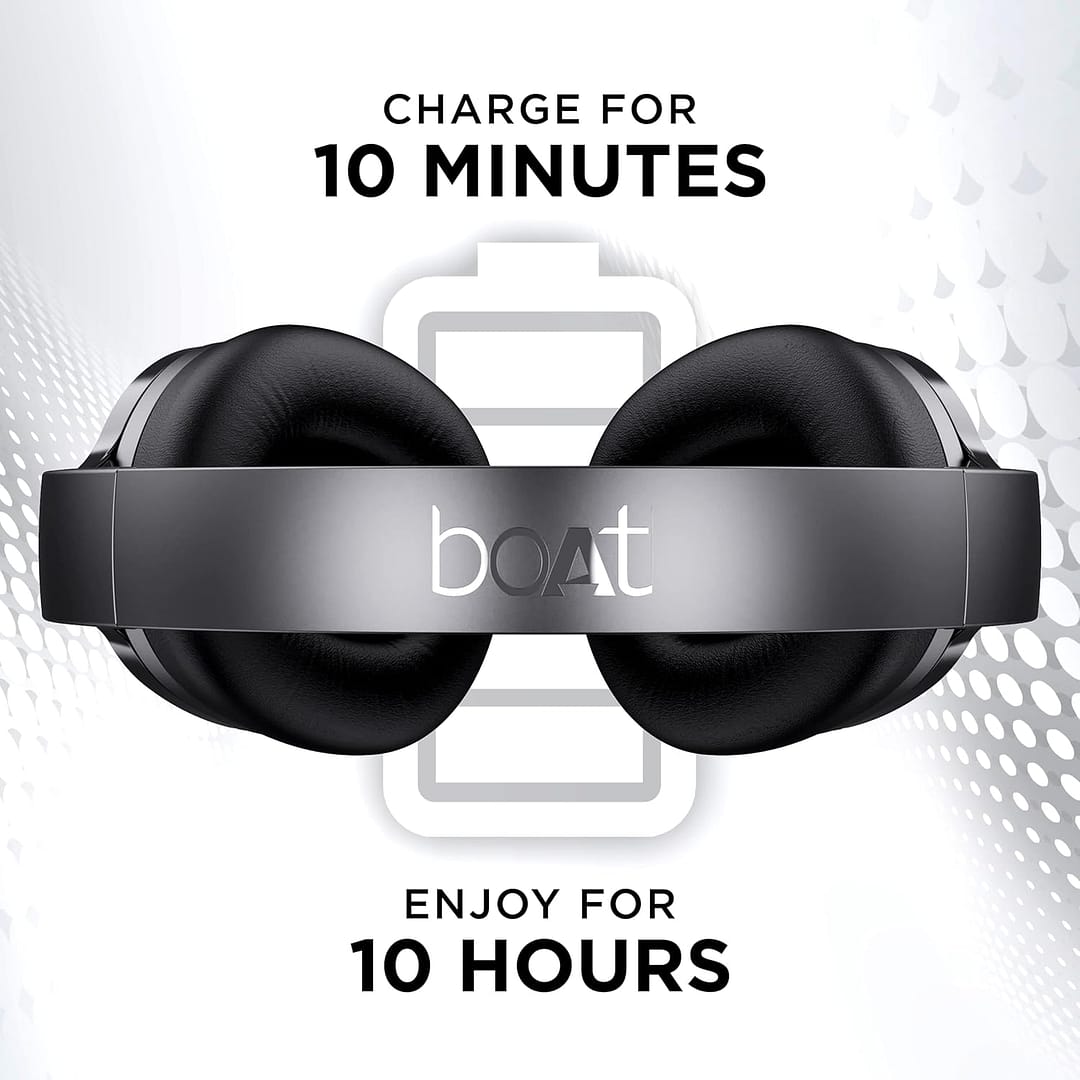 boAt Nirvana 751 ANC Wireless Bluetooth Over Ear Headphone with Mic - Image 2