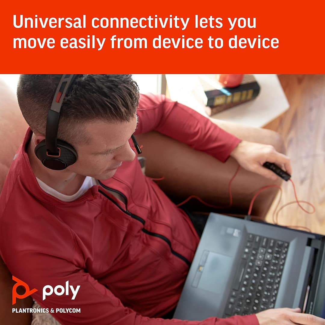 Poly by Plantronics Blackwire 5220 Wired Headphone with Mic - Image 2