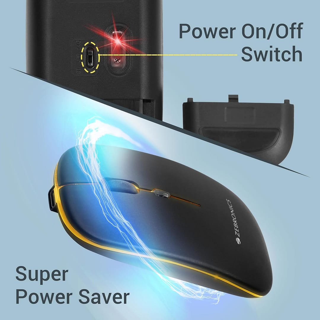 ZEBRONICS Zeb-Blanc Wireless Mouse - Image 4