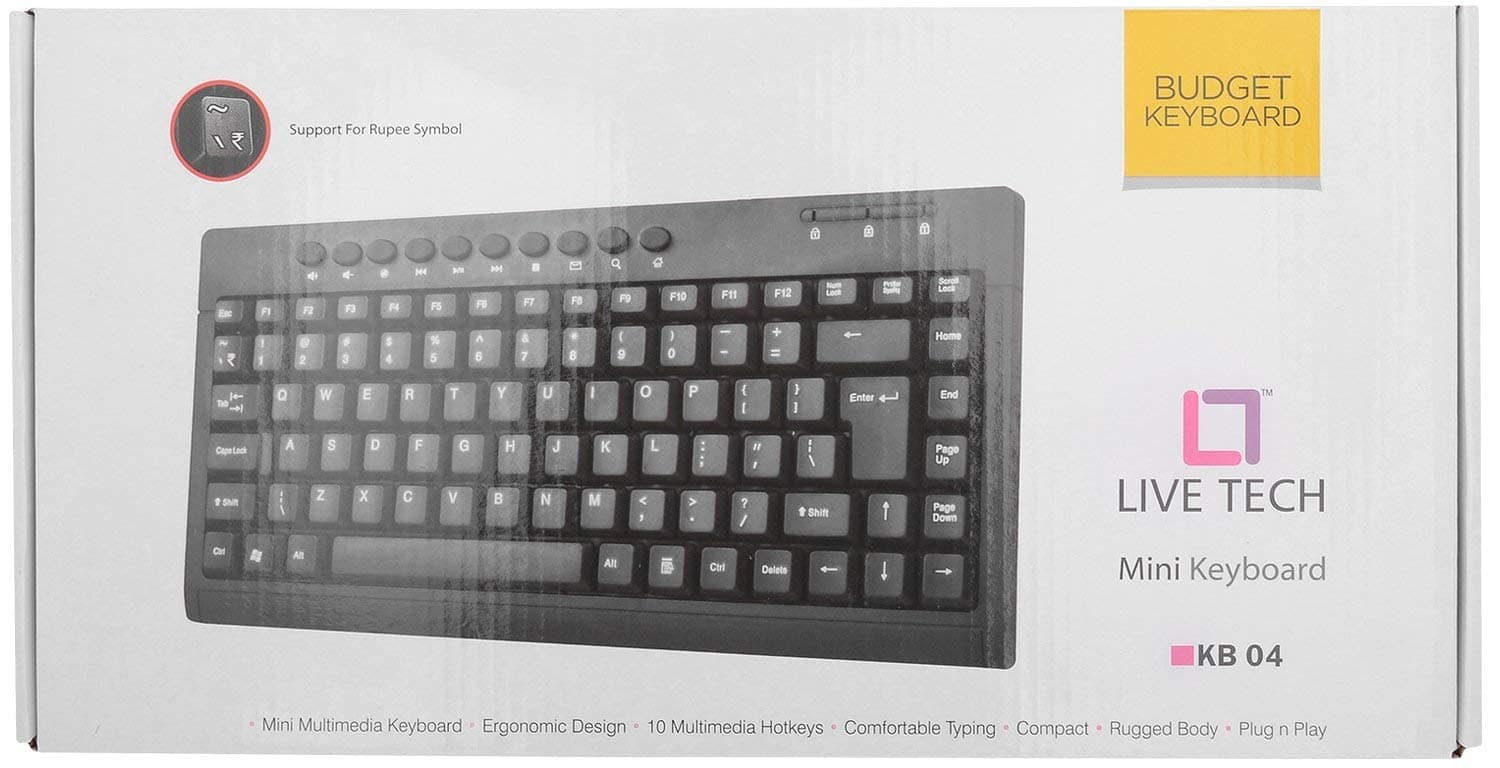 Live Tech KB04 Mini Multimedia Keyboard - Image 4