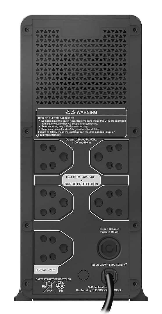APC BX1100C-IN UPS - Image 2