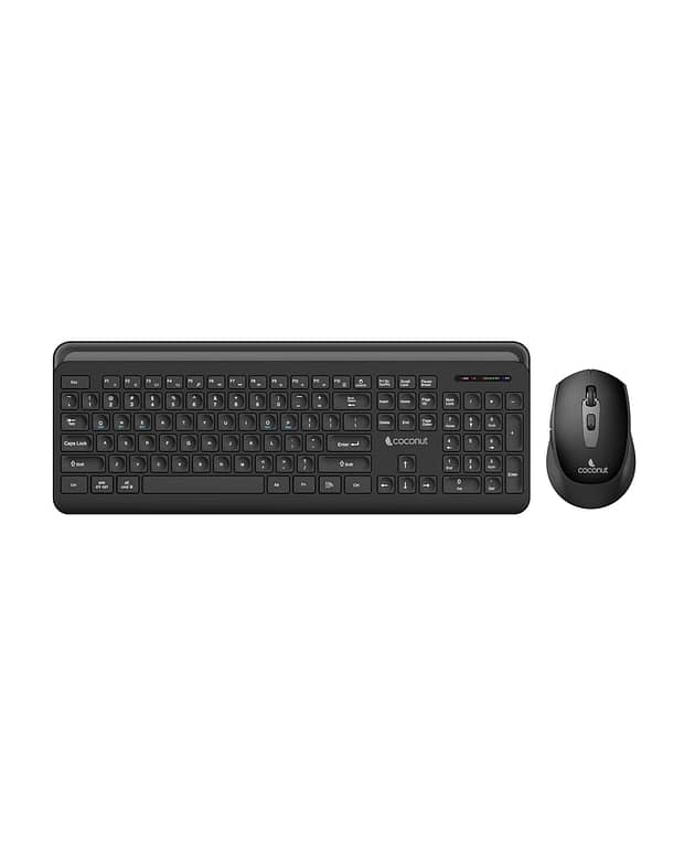 Coconut Sapphire Premium Wireless Keyboard Mouse Combo