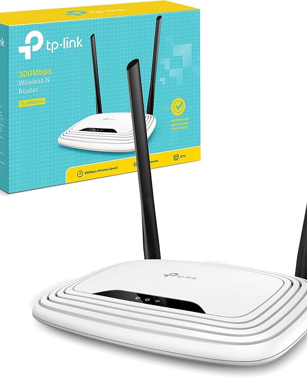 TP-Link N300 Wireless Extender, Wi-Fi Router (TL-WR841N)