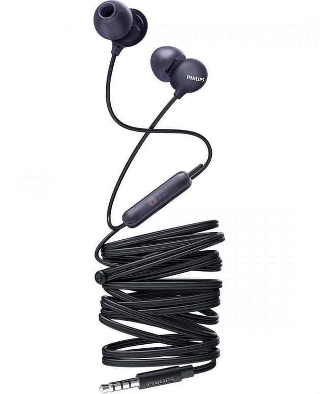 Philips Audio SHE2405BK/00 Wired Earphone with Mic