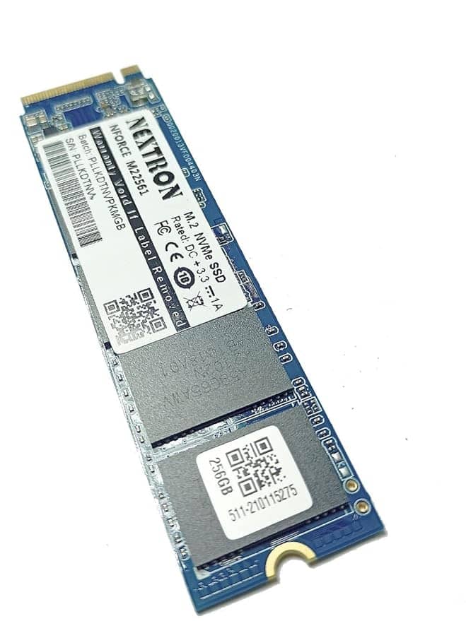 Nextron M22561 256GB NVME M.2 SSD