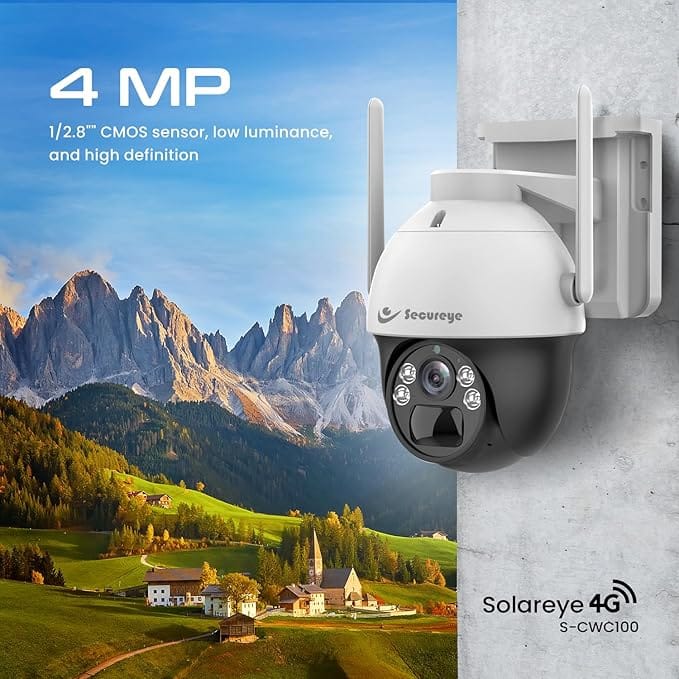 Secureye S-CWC100 SolarEye 4G Solar Wifi Camera - Image 3