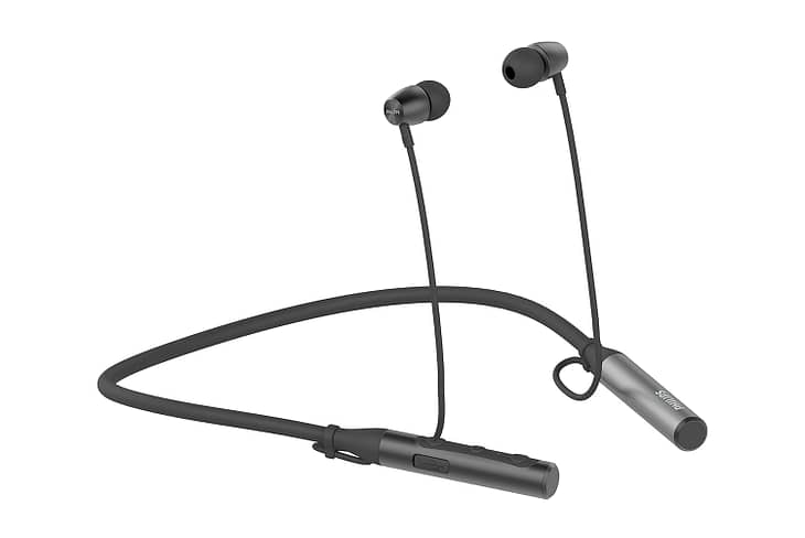 Philips Audio TAN2215BK/94 Wireless Earphones with Mic