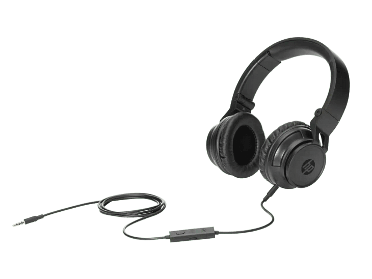 HP H3100 Wired Headphone with Mic - Image 2