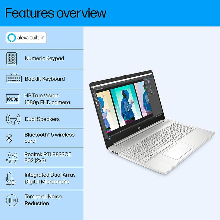 HP Laptop 15s-91R01PA#ACJ - Image 3