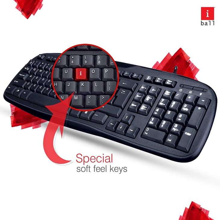 IBall Wintop Soft Key Keyboard and Optical Mouse Combo - Image 6