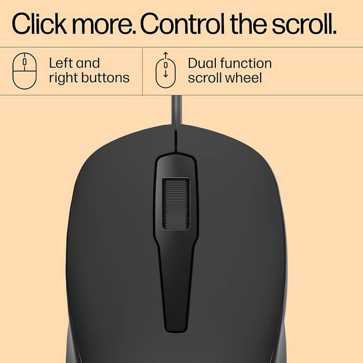 HP 150 Wired Mouse-240J6AA#ACJ - Image 7