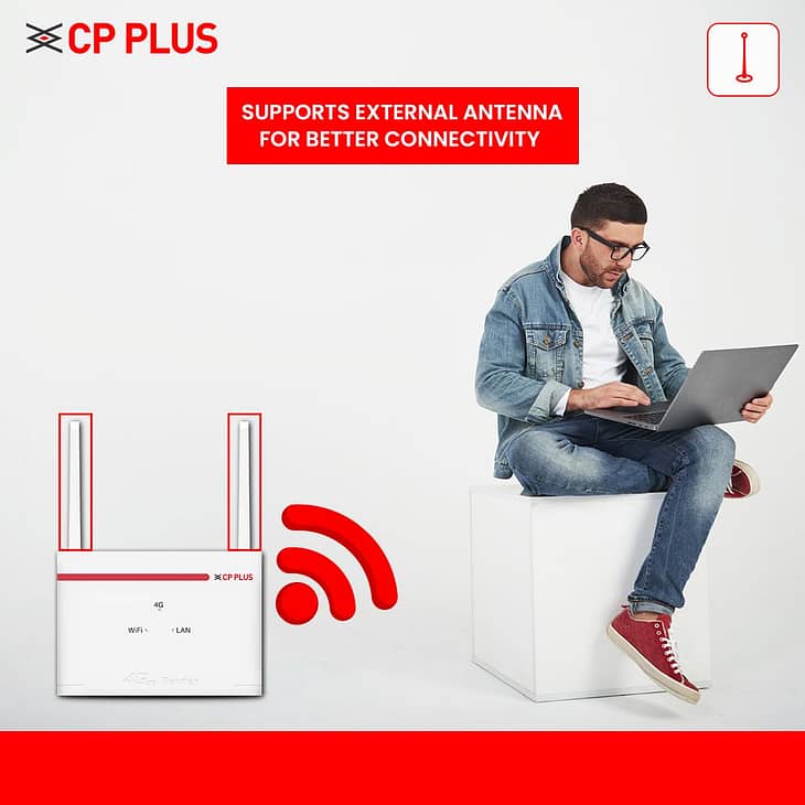 CP Plus CP-XR-DE21-S Wi-Fi Router - Image 2