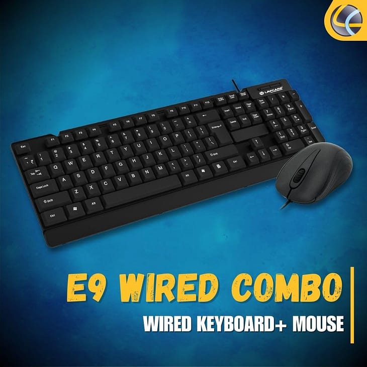 Lapcare E9 Wired Keyboard and Mouse Combo - Image 4