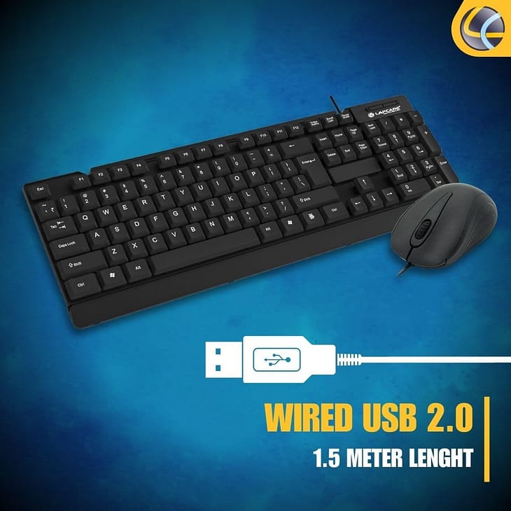 Lapcare E9 Wired Keyboard and Mouse Combo - Image 5