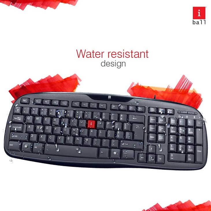IBall Wintop Soft Key Keyboard and Optical Mouse Combo - Image 3