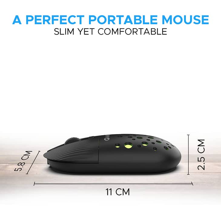Amkette Hush Pro Spectra Wireless Mouse - Image 3