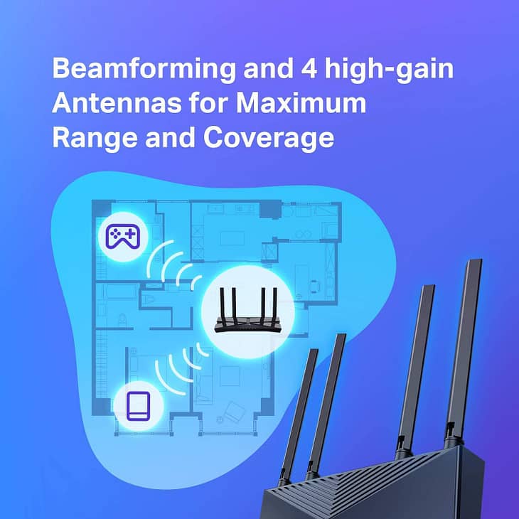 TP-Link Archer AX20 WiFi6 AX1800 Router - Image 5