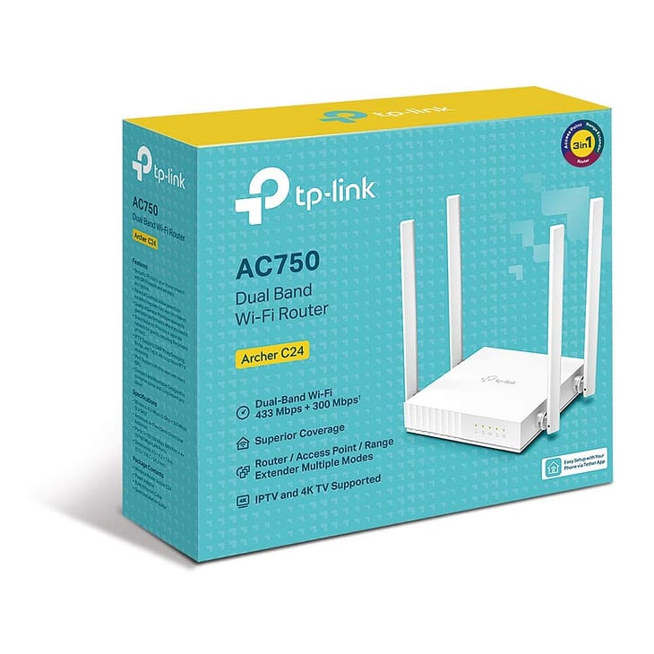 TP-Link Archer C24 AC750 Dual Band Wireless Router - Image 4