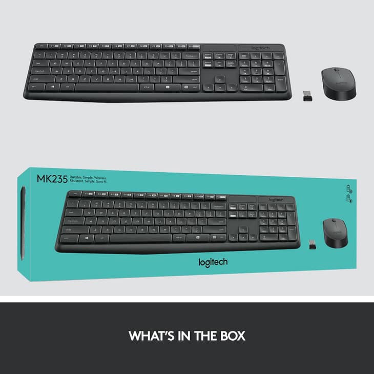 Logitech MK235 Wireless Keyboard and Mouse Combo - Image 6