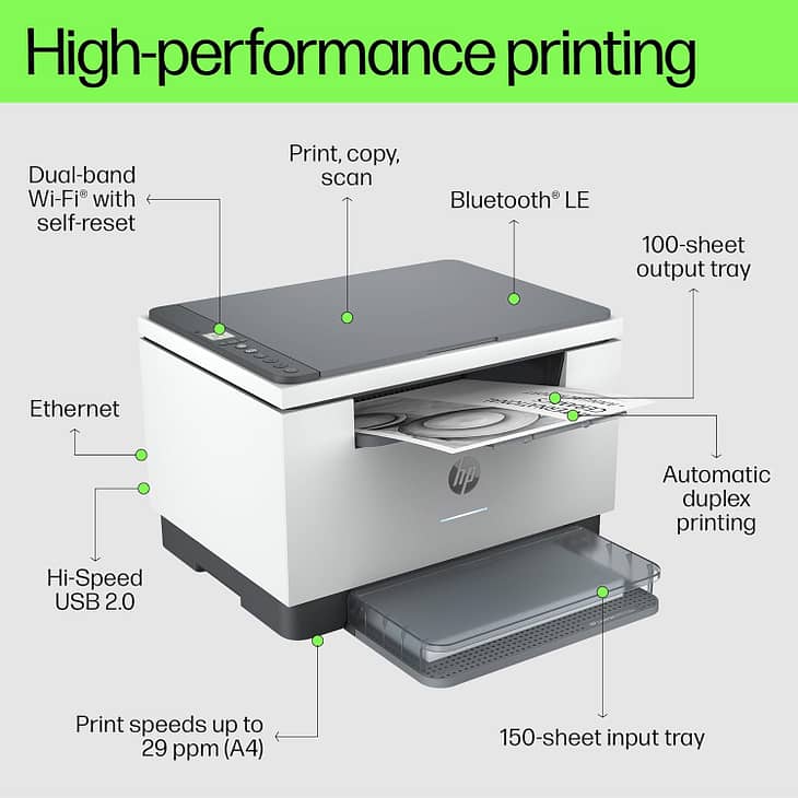 HP LaserJet MFP M233dw Printer-6GX04A#ACJ - Image 4