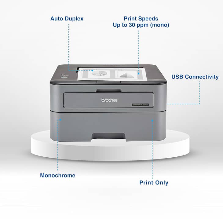 Brother HL-L2321D Automatic Duplex Laser Printer - Image 3