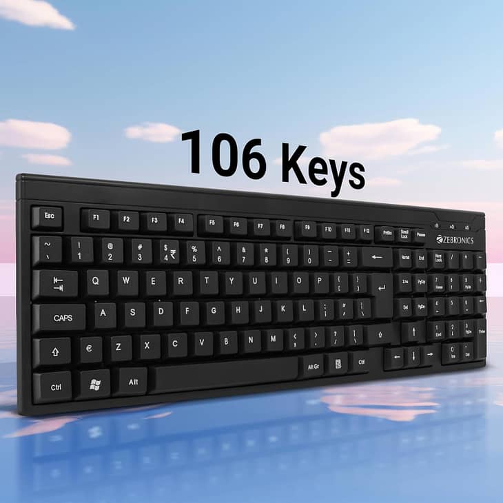ZEBRONICS Zeb- K35 USB Wired Keyboard - Image 5