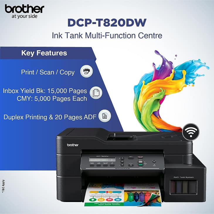 Brother DCP-T820DW Printer - Image 4