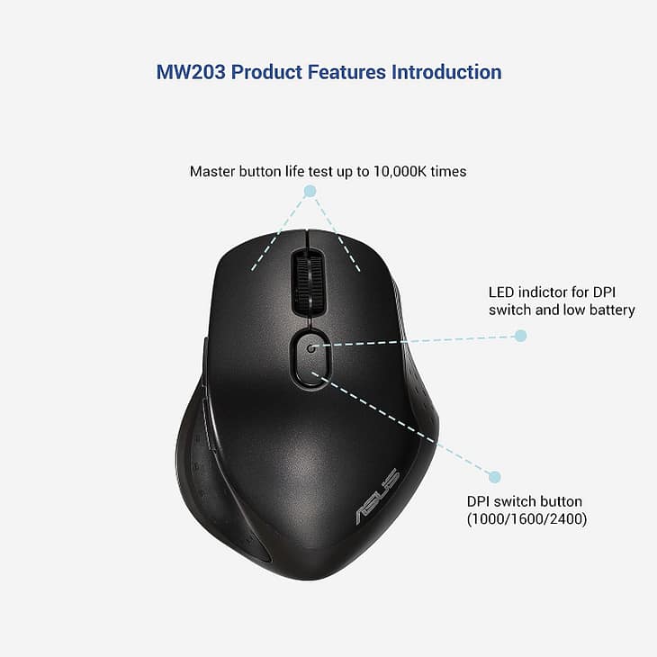 ASUS MW203 Wireless Mouse - Image 4