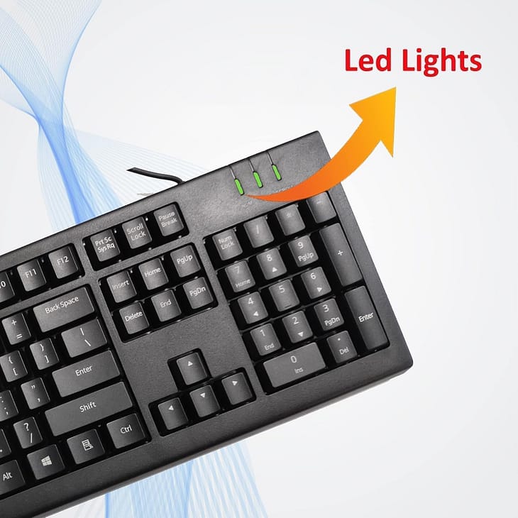 Rapoo NK1800 Wired USB Keyboard - Image 3