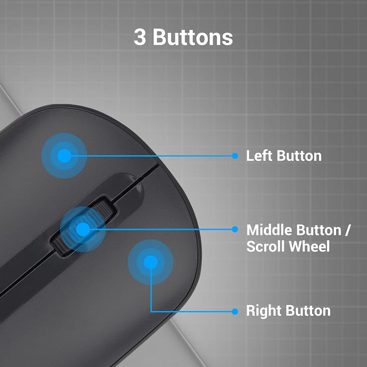 ZEBRONICS Zeb-Pulse Wireless Mouse - Image 3