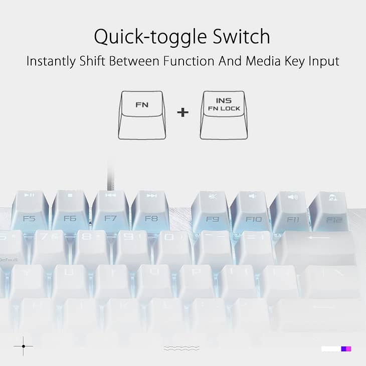 ASUS ROG Strix Scope NX TKL Moonlight RGB Gaming keyboard - Image 3