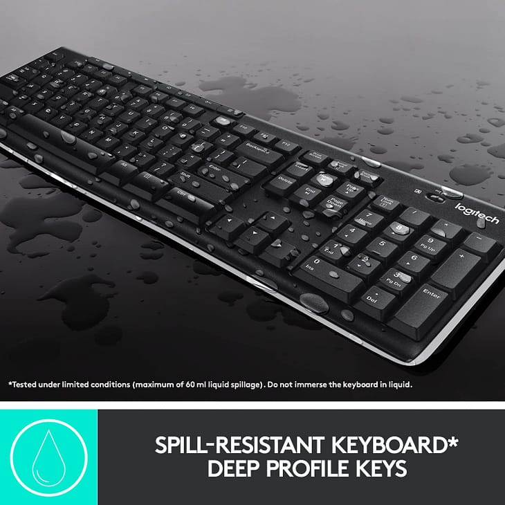 Logitech MK275 USB Wireless Keyboard and Mouse Combo - Image 4