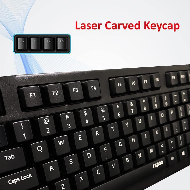 Rapoo NK1800 Wired USB Keyboard - Image 4