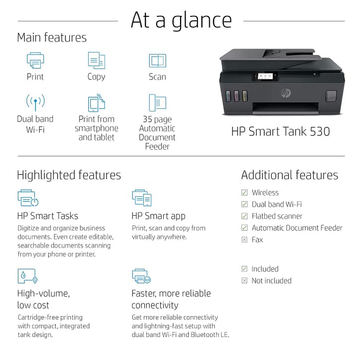 HP Smart Tank 530 All-in-One Printer - Image 4
