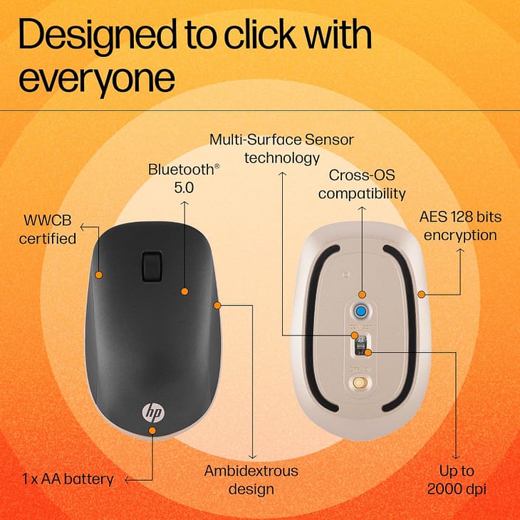 HP 410 Slim Bluetooth Mouse-4M0X6AA#UUF - Image 7
