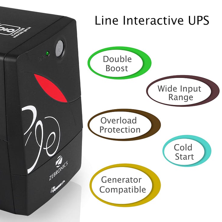 ZEBRONICS Zeb-U725 600VA UPS - Image 4