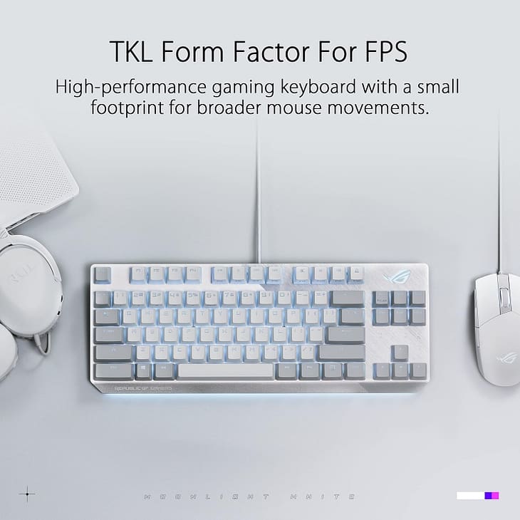 ASUS ROG Strix Scope NX TKL Moonlight RGB Gaming keyboard - Image 5