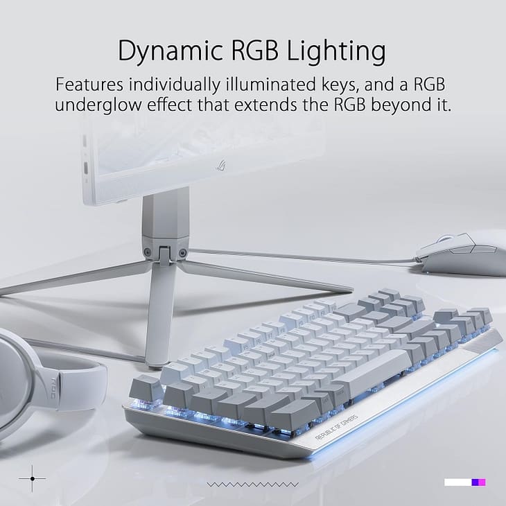 ASUS ROG Strix Scope NX TKL Moonlight RGB Gaming keyboard - Image 4