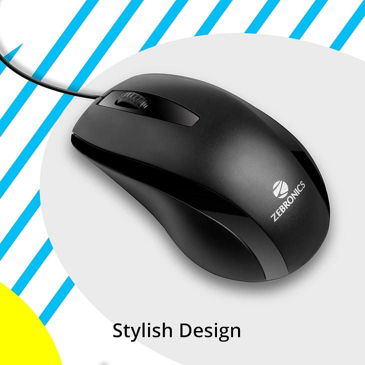 Zebronics Zeb-Alex Wired USB Optical Mouse - Image 2