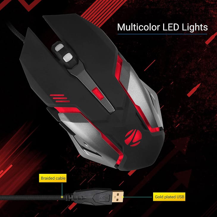ZEBRONICS Zeb-Transformer-M Wired USB Mouse - Image 2