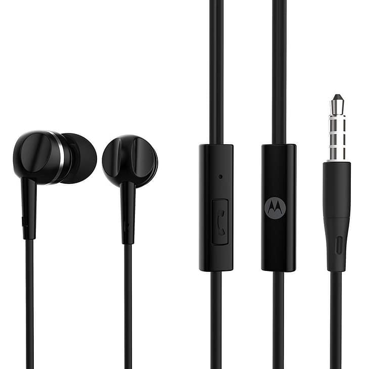 Motorola Pace 100 Wired Earphone with Mic - Image 3