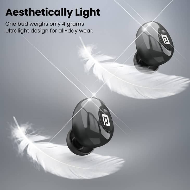 Portronics Harmonics Twins S3 Wireless Earbuds with Mic - Image 3