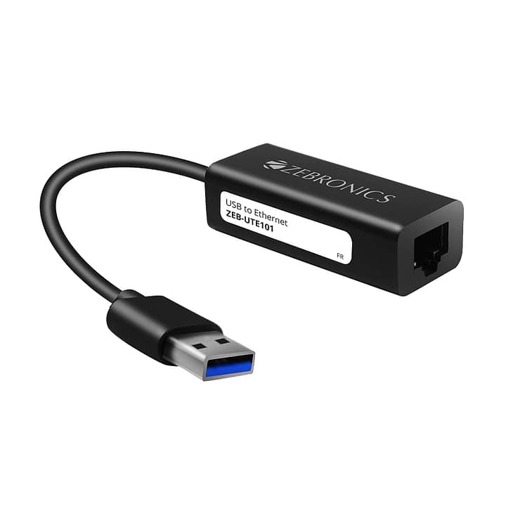 Zebronics Zeb-UTE101 USB LAN Adapter