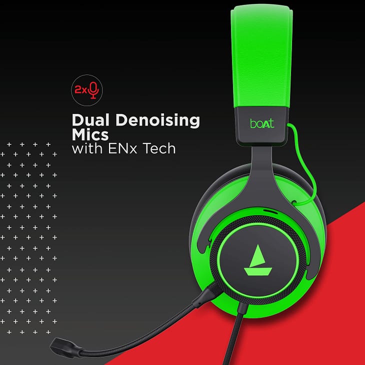 boAt Immortal IM1000D Wired Over Ear Headphone with Mic - Image 2