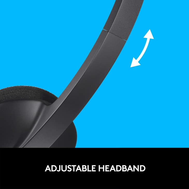Logitech H340 Stereo Wired Headphone with Mic - Image 3